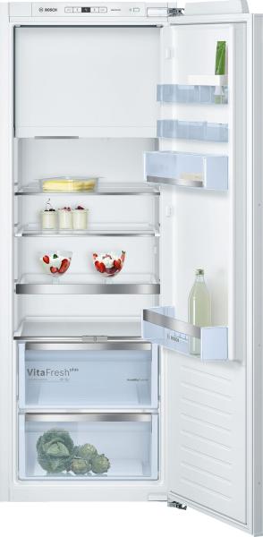 Bosch KIL72AFE0 - Serie 6, Einbau-Kühlschrank mit Gefrierfach, Flachscharnier, Nische 158 cm